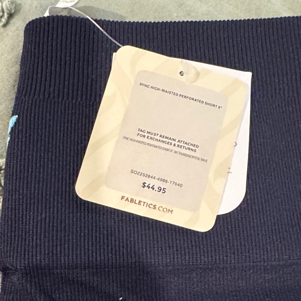 Fabletics Dark Blue Activewear Set - image 3